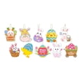 thumbnail image 3 of 2x 10 Uds. Decoraciones Colgantes de Pascua, Adornos de Huevos de , Decoración de Mesa para Primavera, Pascua, Estantería para Exteriores, 2 piezas, 3 of 8