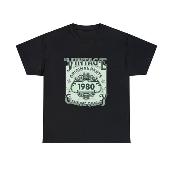 Vintage 1980 TShirt Men Limited Edition BDay 1980 Birthday Mens Tshirts for Men Big and Tall