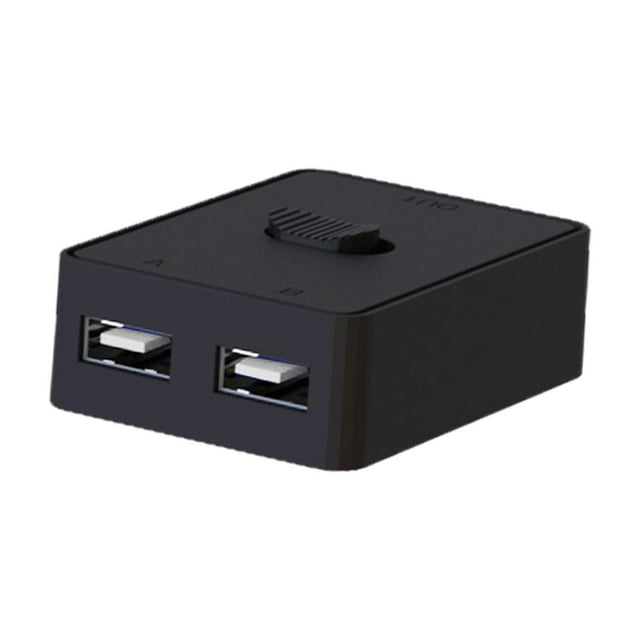 Adaptador de interruptor para impresora USB, fácil de instalar, Selector de interruptor USB, divisor de impresora para teclado, computadora, USB2.0
