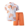 thumbnail image 4 of Bpmpbo Men's Short Sets Outfits 2 Piece Summer Short Sleeve Polo Shirt and Shorts Set Casual Sport Suit，Man Gradation Short Sleeve Shorts Two-piece Movemet Fallow Set, 4 of 5