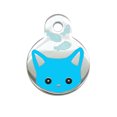 thumbnail image 1 of Agiferg Vet Recommended Pet ID Tag Cat Personalized Many Shapes and Colors to Choose Tag, 1 of 2