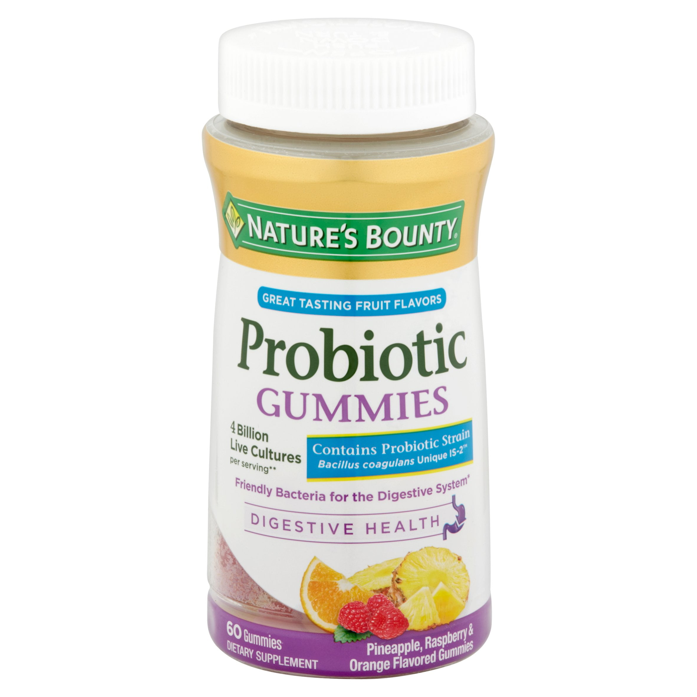 Nature's Bounty Probiotic 4 Billion Gummies 60 ea