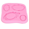 thumbnail image 4 of Molde De Marco 4 Tipos De Silicona Fondant Pastel Chocolate Decoración Molde Para Cocinar Hornear, 4 of 7