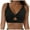 Black, variant on Uaswgudfs Women's Swimwear Bikini Top with Deep V-Neck Knot Detail and Form-Fitting Cutout Design for Beach Pool Black L