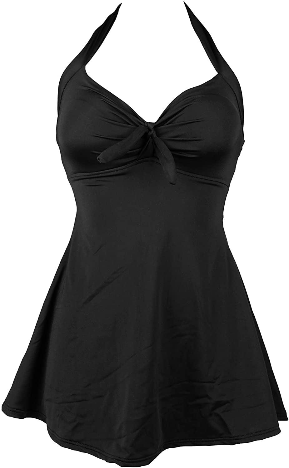 FBA COCOSHIP Vintage Sailor Pin Up Swimsuit Retro One Piece Skirtini Cover Up Swimdress 