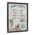 thumbnail image 3 of AatoeaX Farmhouse Laundry Wall Art Laundry Room Decor Canvas Art Country Laundry Schedule Prints Sign Painting Laundry Rules Accessories Bulldog Pictures Artwork Home Decorations for Bathroom, 3 of 4