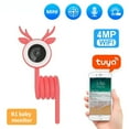Compact Smart Life Mini 4MP Baby Monitor WiFi Indoor Surveillance