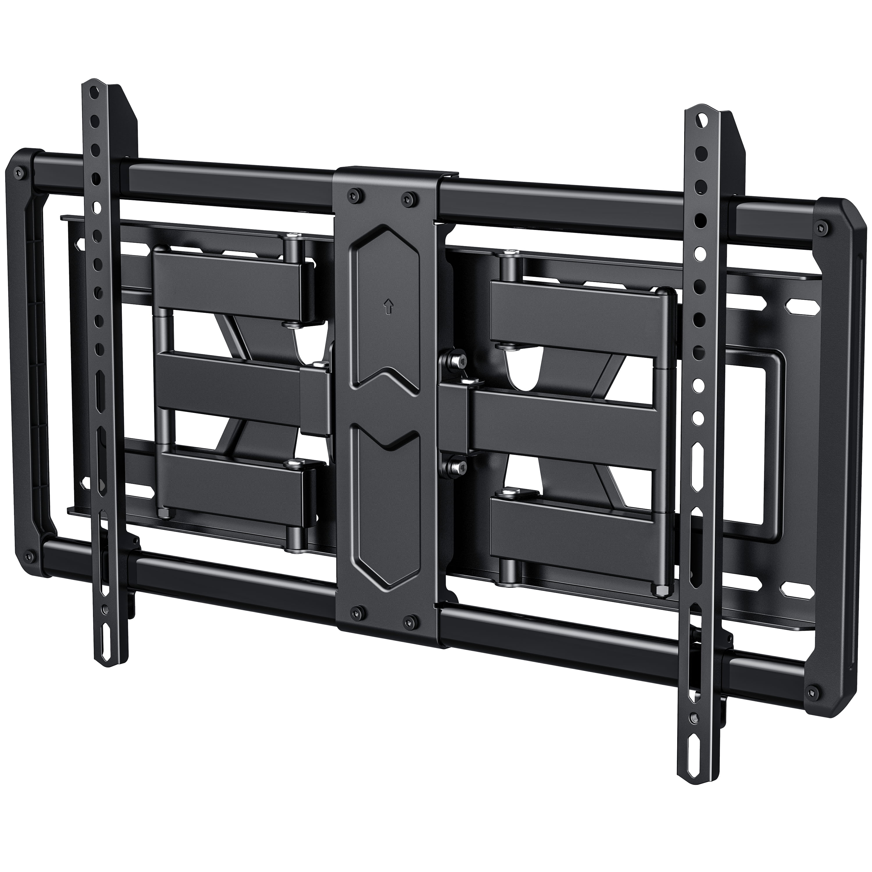 MountLiving Ultra-Slim Full Motion TV Wall Mount for 37-90" Screens, 90° Swivel & ±10° Tilt, Max VESA 600x400mm, up to 120 lbs