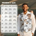thumbnail image 7 of Yuyamidu Camo Hunting Men's Suit Vest Slim Fit Business Formal V-neck Waistcoat Size M Wood Casual Dress for Wedding Party Tuxedo, 7 of 7