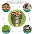 thumbnail image 4 of Collapsible Garden Waste Bag Garden Waste Container Collapsible Garden Waste Bag Oxford Cloth Bucket Reusable Container With 2 Carrying Handle For Garden Collecting Leaves 37.8 L, 4 of 8