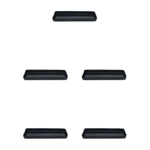 relayinert Removable Bottom Carbon Steel Baking Pans For Shaped Treats Multifunctional black 5Set