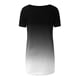 thumbnail image 4 of ICHUANYI Clearance Women's Summer Printed Round-Neck Loose Short Pullover Sleeve Tops Blouse(Black, XL) ICHUANYI WER2023080915715, 4 of 4