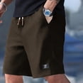 thumbnail image 2 of YANGXINX Men's Casual Shorts Summer Lightweight Drawstring Elastic Waist Joggers with Pockets Breathable Outdoor Athletic Relaxed Fit Clothes, 2 of 9