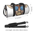 thumbnail image 2 of Fotbe American Giraffe Style Bolsa Deportiva de Lona Plegable con Estampado, Bolsa de Gimnasio con Bolsillo Seco/Húmedo, Bolsa de Viaje Ultraligera de Gran Capacidad, 2 of 6
