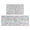 Pioneer Flower Floral-1, variant on Pioneer Flower Floral Print Pattern Kitchen Rugs Sets Of 2, Anti Fatigue Non Slip Washable Floor Mats for Kitchen Sink Laundry, 17X30 Inch 17X47 Inch