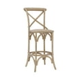thumbnail image 5 of Linon Roxy Full Back Wood Bar Stool, 30" Seat Height, Gray Finish, 5 of 9