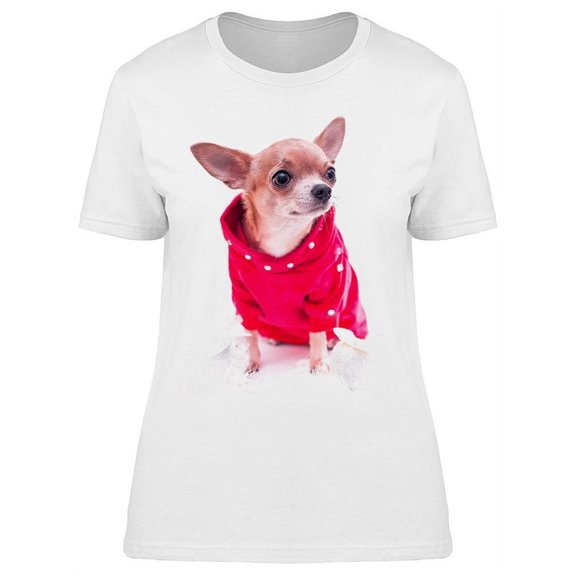 Christmas Sweater Chihuahua T-Shirt Women -Image by Shutterstock, Female x-Large