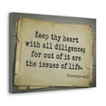 thumbnail image 2 of Scripture Walls Proverbs 4:23 With All Diligence Bible Verse Canvas Christian Wall Art Bible Verse Print Ready To Hang Unframed, 2 of 18