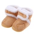 thumbnail image 2 of Dpytoraw Baby Shoes Fashion Flat Warm Cotton Boots Bag Soft Sole Toddler Booties Size 0-6 Months, 2 of 5