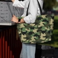 thumbnail image 7 of Daiia Camouflage Dinosaur Beach Travel Bag - Water-Resistant Beach Bag, Lightweight Tote with 7 Pockets for Women and Men - Gym,Pool,Camping,Reusable Grocery Bag, 7 of 7