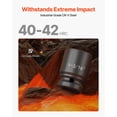 thumbnail image 2 of Juego de enchufes de impacto VEVOR 3/4 pulgadas, 21 piezas SAE 19-50 mm, 2 of 9