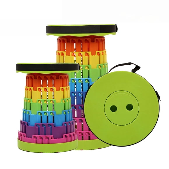 Taburete plegable JAEMEYEM, liviano, plegable y ajustable