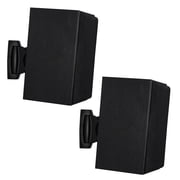 Mount-It! Heavy Duty Universal Adjustable Design Wall Speaker Mount (Set of 2)