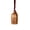 B, variant on Metal Hanging Bell, Antique Gold Finish with Red Velvet Ribbon