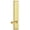 Lifetime Brass, variant on Grandeur 836295 Carre Solid Brass Tall Plate Rose Left Handed Single Dummy Door Lever -