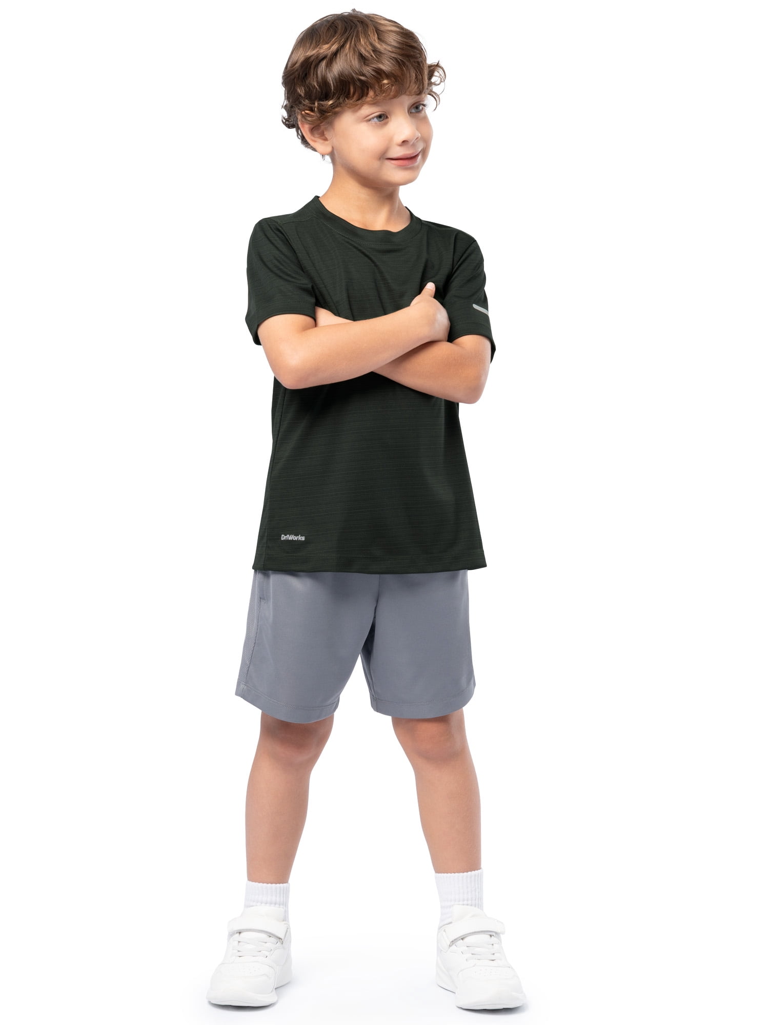 Athletic Works Boy's Active Short Sleeve T-shirt 2-Pack, Sizes 4/5-18