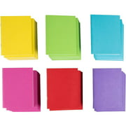 48 Pack Mini Pocket Notebook, Blank Page Journal Unlined Bulk, 4.2 x 5.5 in, 6 Colors, 24 Sheet Each