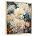 thumbnail image 2 of Designart "Dreamy Blue Background With White Mums I" Mums Floater Framed Canvas Prints, 2 of 5
