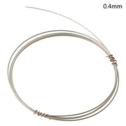 1 Meter 925 Sterling Silver Wire Jewelry Making 0.3/0.4/0.5/0.6/0.7/0.8/0.9/1/1.2mm Tarnish Resistant Silver Coil Wire