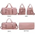 thumbnail image 5 of Waterproof Duffel Bag Pink For Women and Men Swim Sports Travel Gym Bag,19.68inch, 5 of 7