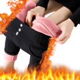 thumbnail image 2 of Gibobby Leggings de cintura alta Pantalones de mujer, pantalones térmicos gruesos, mallas de lana para mujer, ropa exterior de cintura alta, pantalones térmicos（Rosa， XXXL), 2 of 4