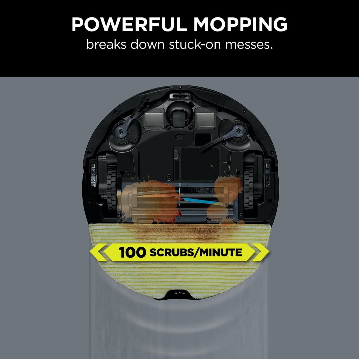 Shark AI Robot Vacuum & Mop, with Home Mapping, Perfect for Pets, Wifi, Works with Alexa, Black/Gold AV2001WD