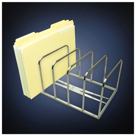 ArtsOnDesk Modern Art File Folder Sorter St208 Stainless Steel Satin Finish