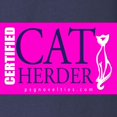 thumbnail image 3 of CafePress - Cat Herder 2 Fusia Web Long Sleeve T Shirt - Long Sleeve Dark T-Shirt, 3 of 4