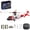 Red, variant on 6CH RC Helicopter with 2 Batteries, Brushless Direct Drive Motor, Optical Flow & Barometer Altitude Hold, No-Aileron Stunt Helicopter for 3D Flips, 6-Axis Gyro Stabilization
