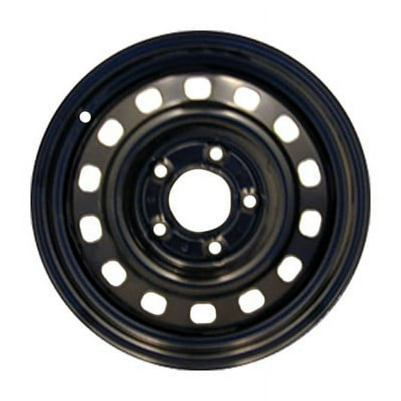 KAI 14 X 5.5 Reconditioned OEM Steel Wheel, Black, Fits 1983-1990 Chevrolet Celebrity