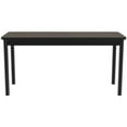 thumbnail image 3 of Correll 24"W x 60"D Deluxe High Pressure Library Table in Walnut, 3 of 9