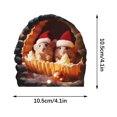 Christmas Mice Children's Bedroom Mouse Hole Home Decoration Wall Decal