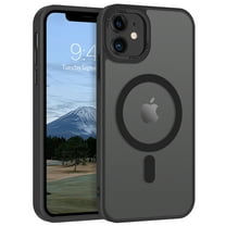 BENTOBEN iPhone 11 Case , 6.1" Slim Translucent Matte Magnetic Shockproof Protective Anti Slip Women Men Cover Case for iPhone 11 6.1 inch Black