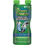 Green Gobbler Liquid Drain Clog Dissolver For Hair, Personal Care Wipes, Soap - Septic-Safe, Biodegradable - 31 oz
