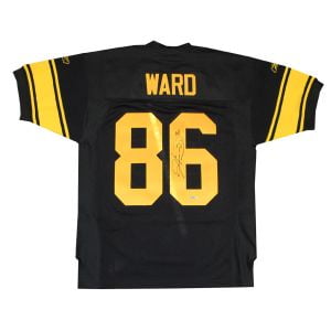 Pittsburgh Steelers Signed Hines Ward Pittsburgh Steelers black Authentic Jersey