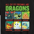 thumbnail image 3 of How to Train Your Dragon - All My Friends Are Dragons - Toddler & Youth Short Sleeve Graphic T-Shirt, 3 of 5