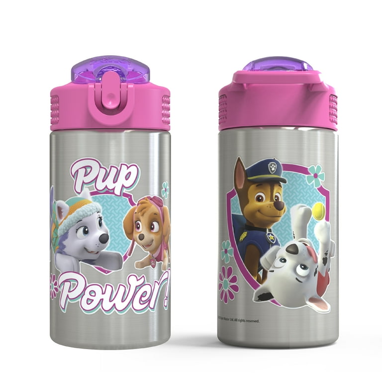 Insulated Water Bottle Stainless Steel Thermos Cup Push Button Lock for  Toddlers