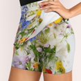 thumbnail image 2 of Shuihui Flower Women's High Short Skirt, High Waisted Mini Skirt with One Side Pocket, 2 of 5