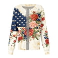 thumbnail image 4 of Womens July 4th Scrub Jackets America 250 Anniversary Short Sleeved Nursing Tops Trendy Independence Day Tops, 4 of 5