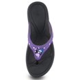 thumbnail image 5 of GP Memory Foam Flatform Flip-Flop Sandals: 7530 Purple, EU37 (US Size 6 - 6.5), 5 of 7